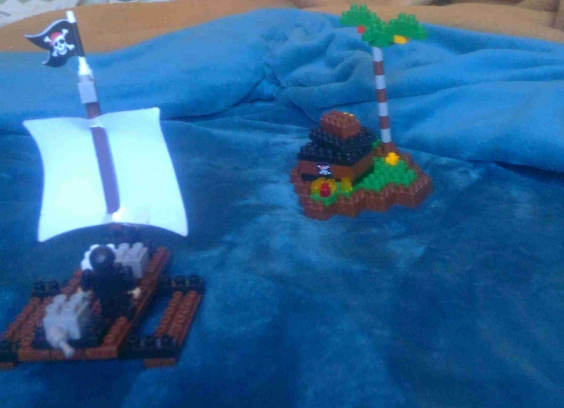 El marinero en la isla del tesoro